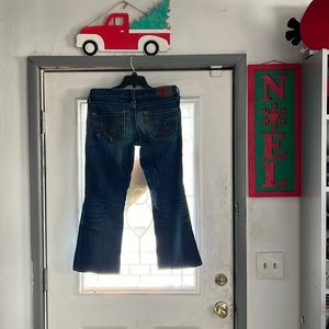 Big Star Blue Denim Capris